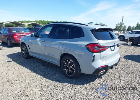 2022 BMW X3 xDrive30I from USA, damaged, VIN WBX57DP01NN163476